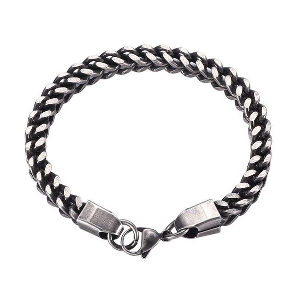 charm bracelets hip hop men's on hand cuban link chain stainless steel couple bracelet for women punk jewelry 2021 gs0115, Golden;silver
charm bracelets hip hop men's on hand cuban link chain stainless steel couple bracelet for women punk jewelry 2021 gs0115, Golden;silver