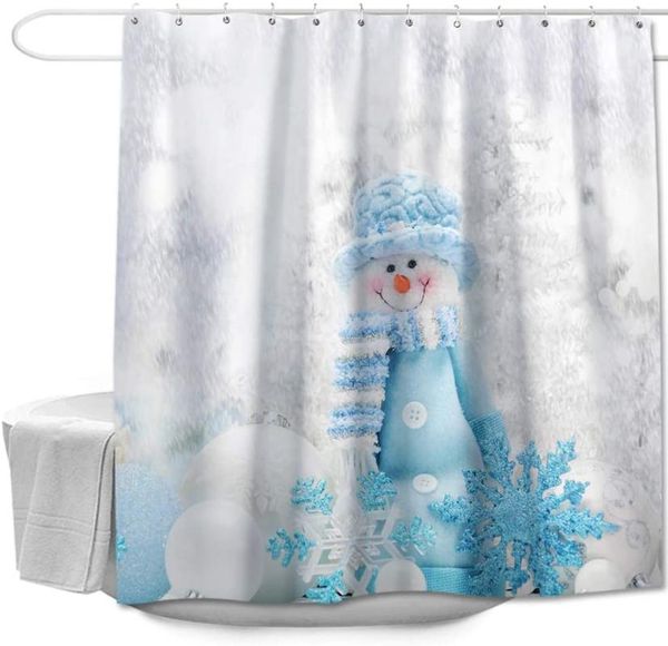 colorful star blue hat snowman shower curtain with hooks for bathroom curtains
colorful star blue hat snowman shower curtain with hooks for bathroom curtains