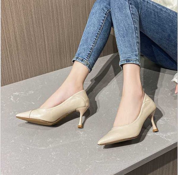 dress shoes style european american half baotou sandals summer with fine heel and sharp leather buckle one button d07, Black
dress shoes style european american half baotou sandals summer with fine heel and sharp leather buckle one button d07, Black