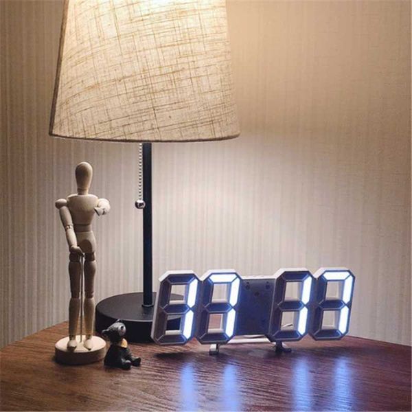 wall clocks 3d clock led digital electronic alarm table desknightlight display home living room decor
wall clocks 3d clock led digital electronic alarm table desknightlight display home living room decor