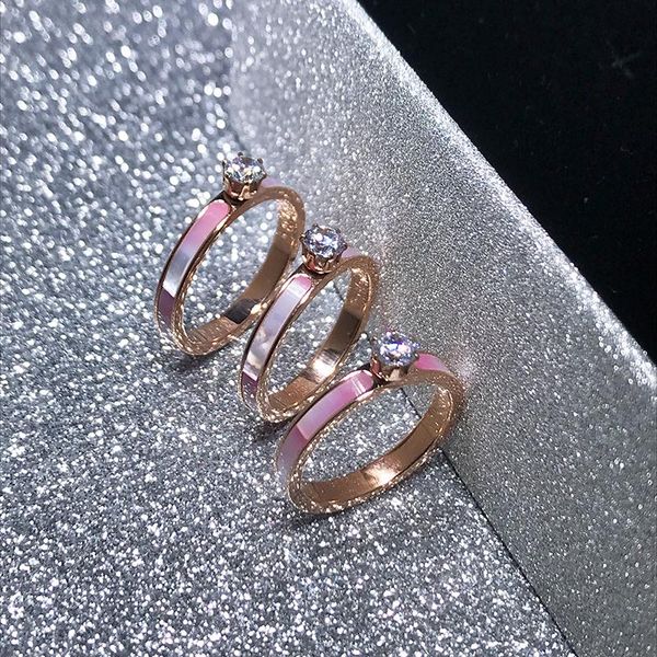 cluster rings yun ruo fashion pink shell zircon wedding ring rose gold color woman gift titanium steel jewelry not change drop, Golden;silver
cluster rings yun ruo fashion pink shell zircon wedding ring rose gold color woman gift titanium steel jewelry not change drop, Golden;silver