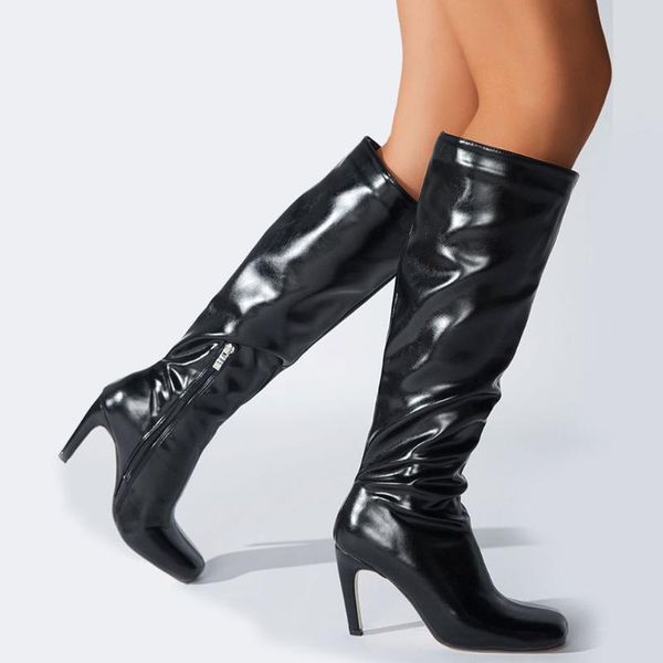 boots gigifox fashion winter shoes women big size 43 zipper high heels square toe brand design black red modern lady
boots gigifox fashion winter shoes women big size 43 zipper high heels square toe brand design black red modern lady