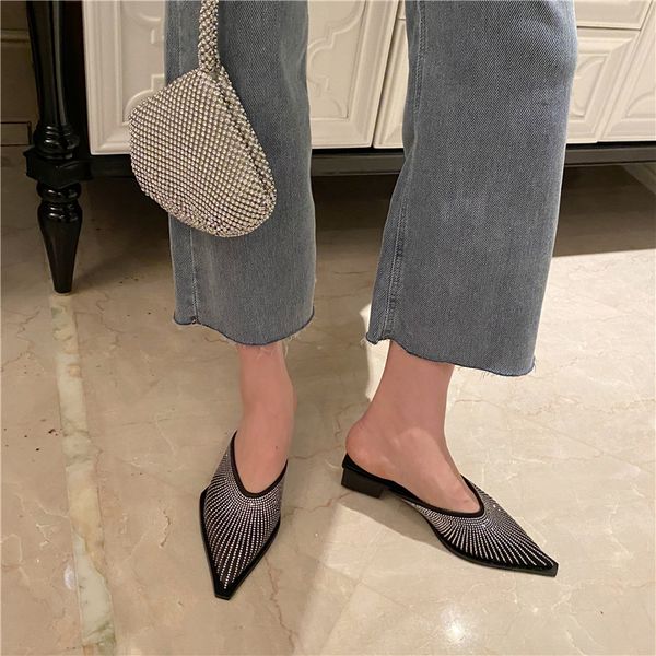 2021 women slippers thick low heels sandals mules shoes woman fashion heel slides flip flops rhinestone ladies slippers shoes fge4y45yhwwrjr, Black
2021 women slippers thick low heels sandals mules shoes woman fashion heel slides flip flops rhinestone ladies slippers shoes fge4y45yhwwrjr, Black