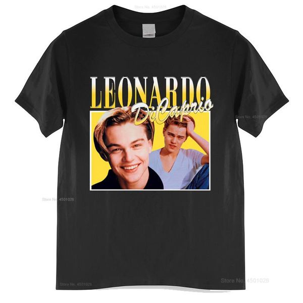 men's t-shirts retro leonardo dicaprio t-shirt and women's cotton shirts summer fashion, White;black
men's t-shirts retro leonardo dicaprio t-shirt and women's cotton shirts summer fashion, White;black