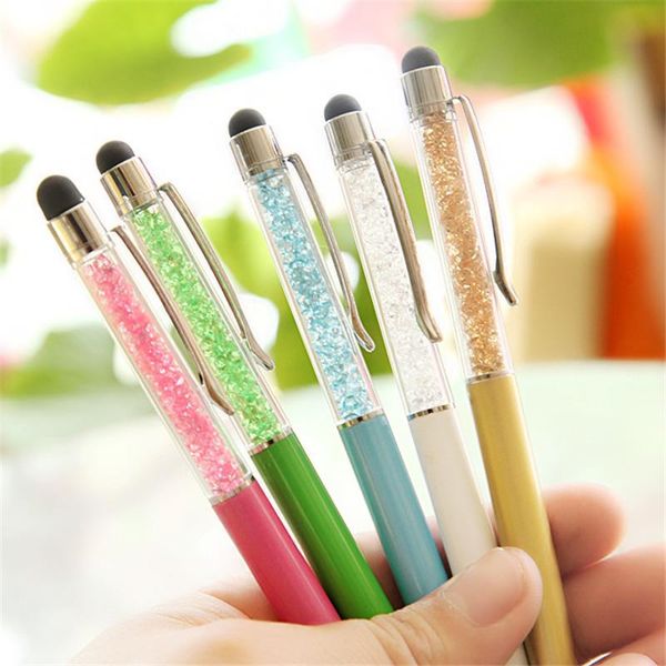 colors crystal ballpoint pen fashion creative stylus wathet touch for writing stationery office & school black refill pens, Blue;orange
colors crystal ballpoint pen fashion creative stylus wathet touch for writing stationery office & school black refill pens, Blue;orange