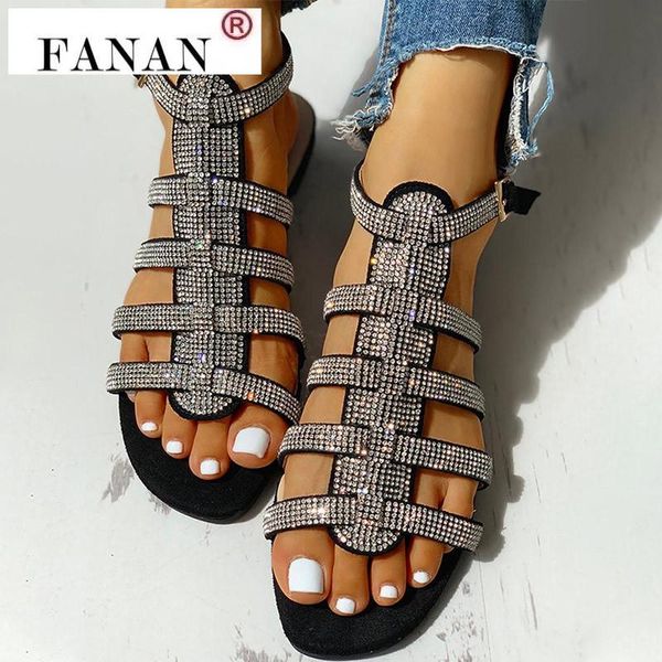 sandals women's woman gladiator ankle straps shoes women outdoor rome crystal bling female beach ladies fashion, Black
sandals women's woman gladiator ankle straps shoes women outdoor rome crystal bling female beach ladies fashion, Black