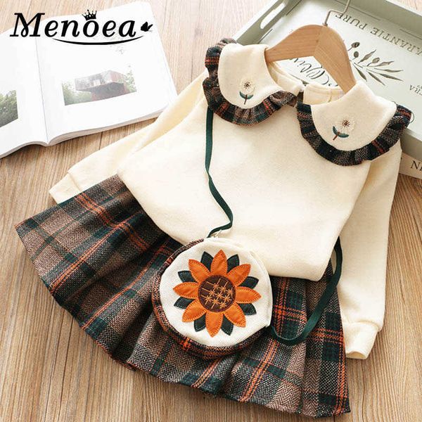 menoea girls winter suit 2020 brand kids doll collar pattern with bag kids clothing sets 2-7year children clothing suits p0831, White
menoea girls winter suit 2020 brand kids doll collar pattern with bag kids clothing sets 2-7year children clothing suits p0831, White
