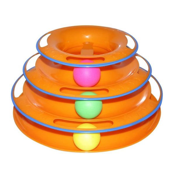 cat toys three levels tower tracks disc pet toy intelligence amusement rides shelf dog training trilaminar ball
cat toys three levels tower tracks disc pet toy intelligence amusement rides shelf dog training trilaminar ball