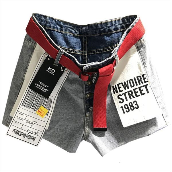 plus size 5xl summer fashion womens skirt denim shorts personality hit color patchwork women loose jeans, Black
plus size 5xl summer fashion womens skirt denim shorts personality hit color patchwork women loose jeans, Black