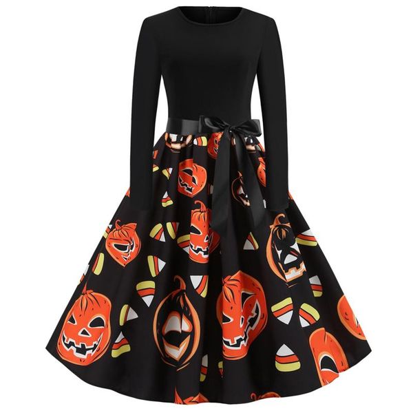 casual dresses sagace ladies funny skull pumpkin halloween ghost dress o-neck long sleeve contrasting color stitching printed large swing, Black;gray
casual dresses sagace ladies funny skull pumpkin halloween ghost dress o-neck long sleeve contrasting color stitching printed large swing, Black;gray