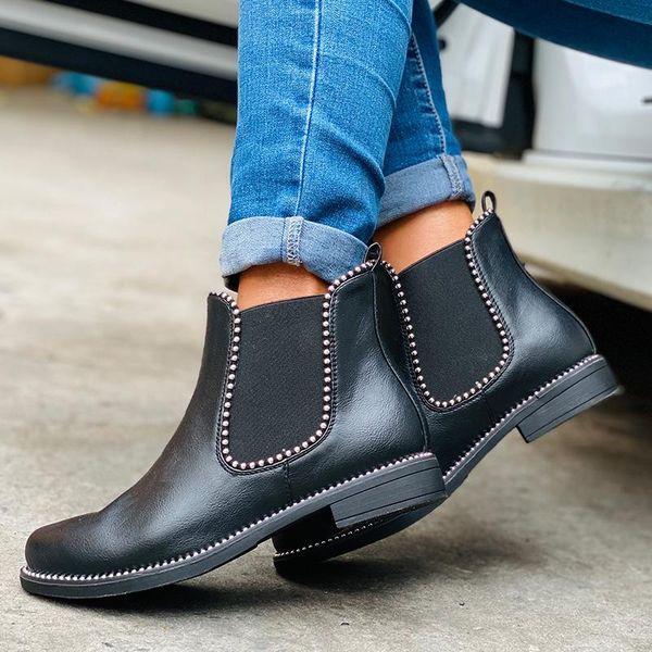 boots women ankle low heels matin shoes woman booties autumn pu leather rivets shoe chaussures femme zapatos mujer sapato, Black
boots women ankle low heels matin shoes woman booties autumn pu leather rivets shoe chaussures femme zapatos mujer sapato, Black