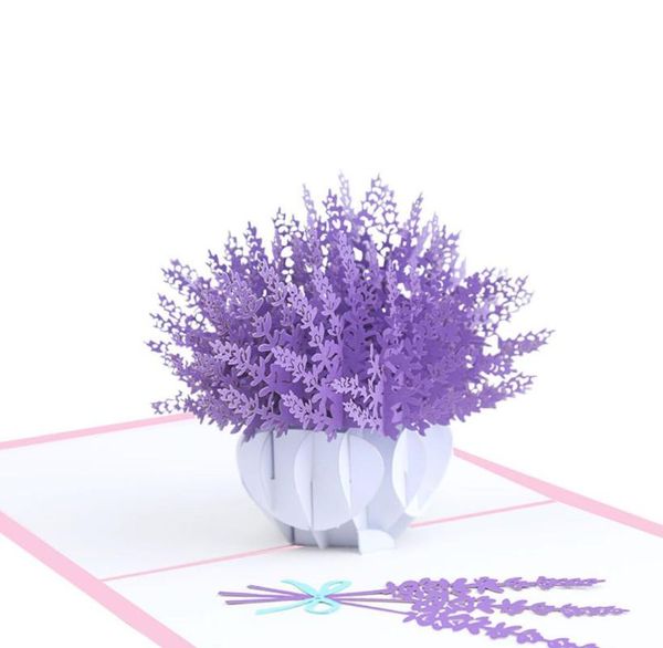 greeting cards 5pcs/lot 3d handmade purple lavender vase paper card postcard kids birthday party girlfriend valentine's
greeting cards 5pcs/lot 3d handmade purple lavender vase paper card postcard kids birthday party girlfriend valentine's