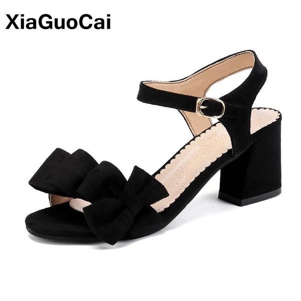 fashion women sandals summer mature female high heels shoes arrival open toe ladies footwear bowknot buckle flock pumps, Black
fashion women sandals summer mature female high heels shoes arrival open toe ladies footwear bowknot buckle flock pumps, Black