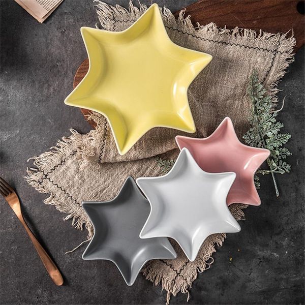 dishes & plates nordic ceramic six-pointed star light luxury matte dessert salad plate irregular breakfast fruit snack tableware
dishes & plates nordic ceramic six-pointed star light luxury matte dessert salad plate irregular breakfast fruit snack tableware
