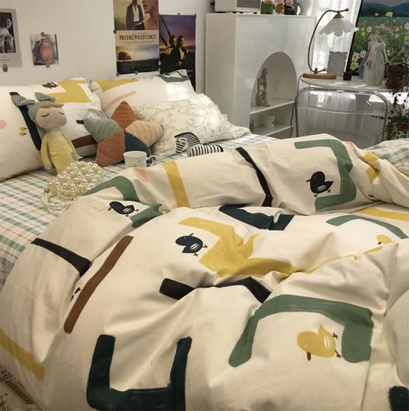 bedding sets fashion cartoon bird set child teen,single double cotton twin full home textile bed sheet pillow case duvet cover
bedding sets fashion cartoon bird set child teen,single double cotton twin full home textile bed sheet pillow case duvet cover