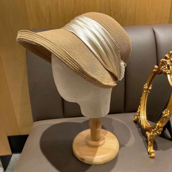 wide brim hats 2021 women casual visor caps summer sun hat solid straw sombrero cap female beach, Blue;gray
wide brim hats 2021 women casual visor caps summer sun hat solid straw sombrero cap female beach, Blue;gray