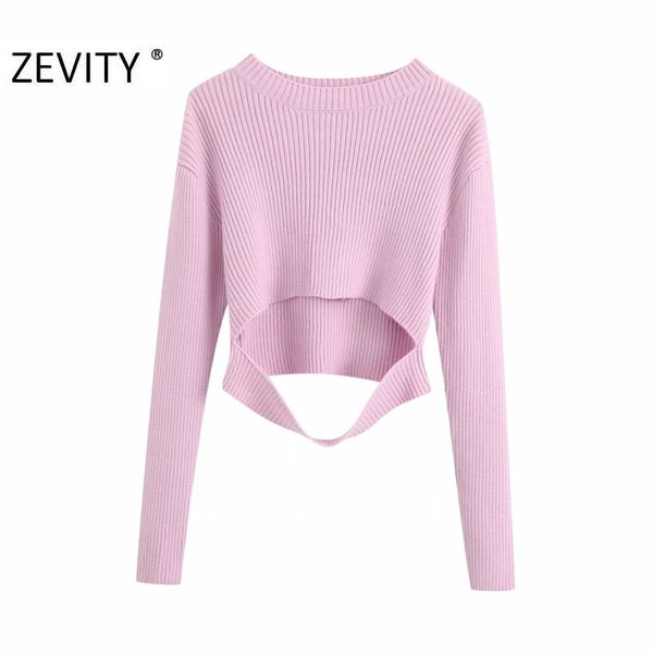 zevity women fashion o neck long sleeve crop sweater chic female basic casual slim streetwear knitting pullover s386 210419, White;black
zevity women fashion o neck long sleeve crop sweater chic female basic casual slim streetwear knitting pullover s386 210419, White;black