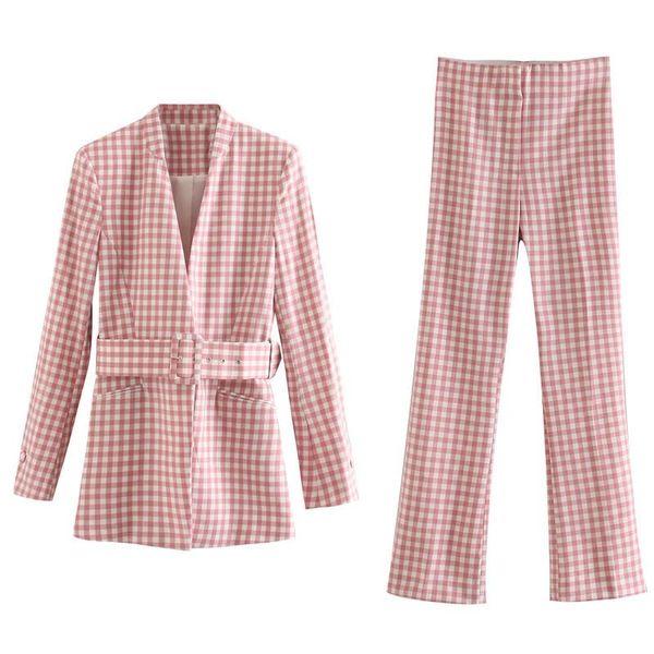 summer women casual plaid two-piece sets v-neck sashes blazers coats and elastic waist pants female 2 piece set pant suits women's &, White;black
summer women casual plaid two-piece sets v-neck sashes blazers coats and elastic waist pants female 2 piece set pant suits women's &, White;black