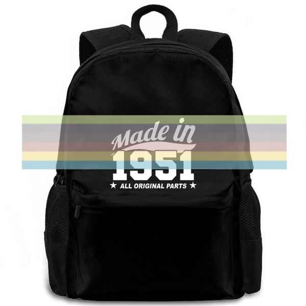 backpack made in 1951 66th year birthday light women men laptravel school student
backpack made in 1951 66th year birthday light women men laptravel school student