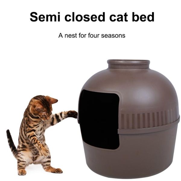 cat beds & furniture universal comfortable semi enclosed pet litter decoration nest bed removable washable plastic house accessories
cat beds & furniture universal comfortable semi enclosed pet litter decoration nest bed removable washable plastic house accessories