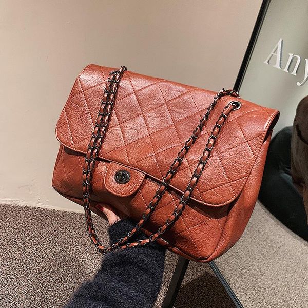 evening bags high-quality ladies rhombus retro shoulder bag2021 female bag fashionable and versatile chain large-capacity small square 
evening bags high-quality ladies rhombus retro shoulder bag2021 female bag fashionable and versatile chain large-capacity small square