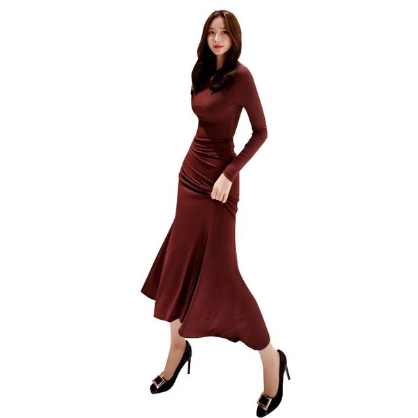 casual dresses elegant bodycon dress summer solid color high elasticity waist pleated temperament goddess fishtail women, Black;gray
casual dresses elegant bodycon dress summer solid color high elasticity waist pleated temperament goddess fishtail women, Black;gray