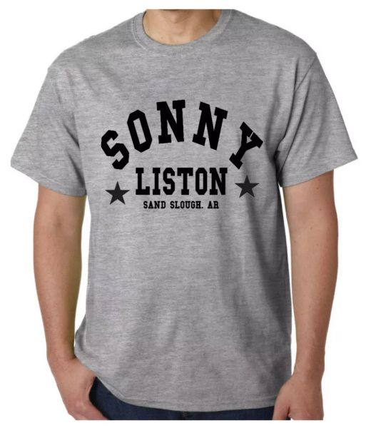 Sonny Liston Boxing Training Gym T-shirt, White;black 
Sonny Liston Boxing Training Gym T-shirt, White;black