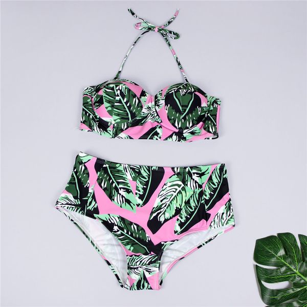 2021 bikinis high waist women swimsuit floral print swimwear women push up two beach wear bandage bathing suits
2021 bikinis high waist women swimsuit floral print swimwear women push up two beach wear bandage bathing suits