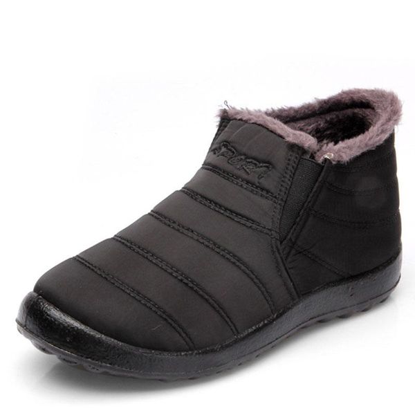 boots winter ladies casual warm women waterproof plus velvet shoes non-slip thickening flat mother cotton, Black
boots winter ladies casual warm women waterproof plus velvet shoes non-slip thickening flat mother cotton, Black