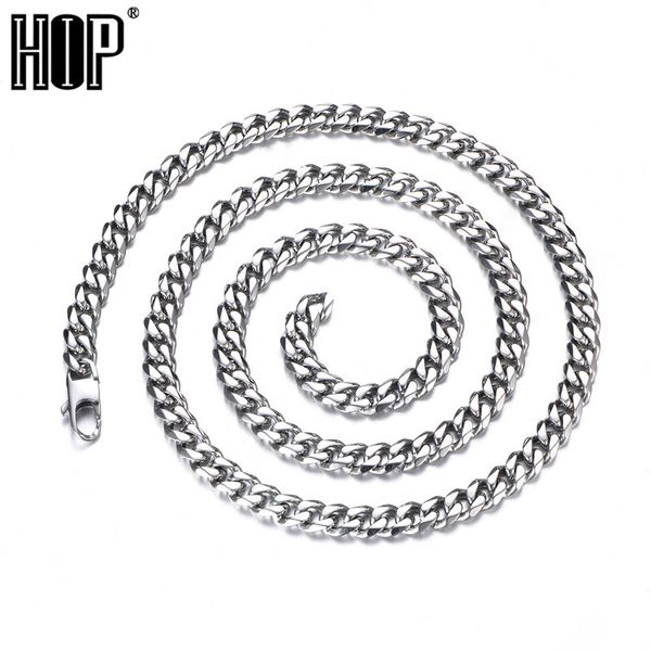 width 6mm cuban miami chain twisted necklaces 316l stainless steel gold sliver black color for men women hip hop jewelry, Silver
width 6mm cuban miami chain twisted necklaces 316l stainless steel gold sliver black color for men women hip hop jewelry, Silver