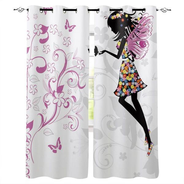 forest fairy flower butterfly girl curtains for kids children room living window drapes curtain treatments &
forest fairy flower butterfly girl curtains for kids children room living window drapes curtain treatments &