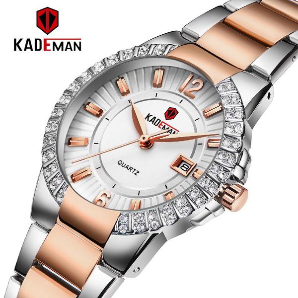 wristwatches kademan elegant woman watch female wristwatch 30m waterproof golden analog quartz watches women's date clock, Slivery;brown
wristwatches kademan elegant woman watch female wristwatch 30m waterproof golden analog quartz watches women's date clock, Slivery;brown