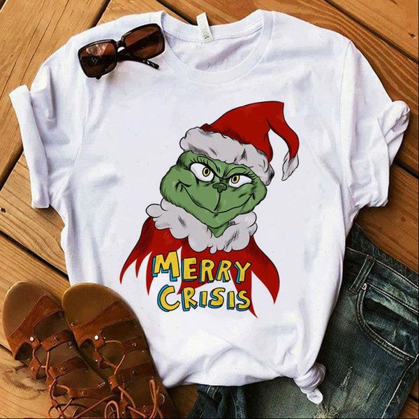 funny grinch women t shirt cute letter female harajuku printed white christmas vogue clothes
funny grinch women t shirt cute letter female harajuku printed white christmas vogue clothes