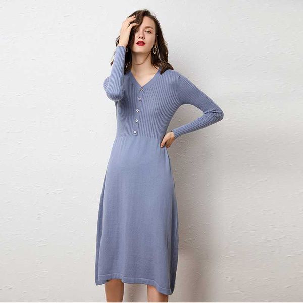 casual dresses spring autumn latest style women's knitted cashmere wool sweater dress long solid color v-collar soft pullovers, Black;gray
casual dresses spring autumn latest style women's knitted cashmere wool sweater dress long solid color v-collar soft pullovers, Black;gray