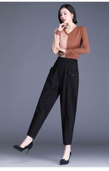 women's pants & capris autumn 2021 original design sense large size loose nine points harun lantern, Black;white
women's pants & capris autumn 2021 original design sense large size loose nine points harun lantern, Black;white