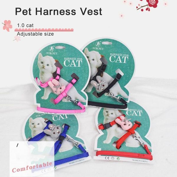 cat collars & leads harness leash set adjustable nylon kitten pet leashes rope for puppies cute walking chest strap product
cat collars & leads harness leash set adjustable nylon kitten pet leashes rope for puppies cute walking chest strap product