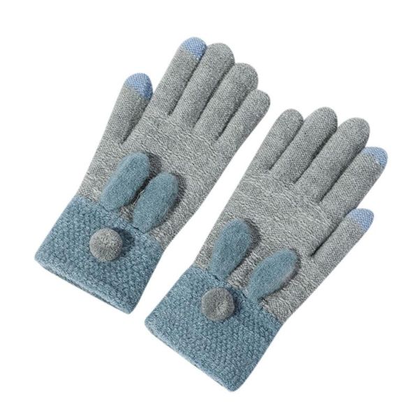 five fingers gloves 2021 cashmere knitted mitten women' winter knit warm thick velvet outdoor full finger men women, Blue;gray
five fingers gloves 2021 cashmere knitted mitten women' winter knit warm thick velvet outdoor full finger men women, Blue;gray