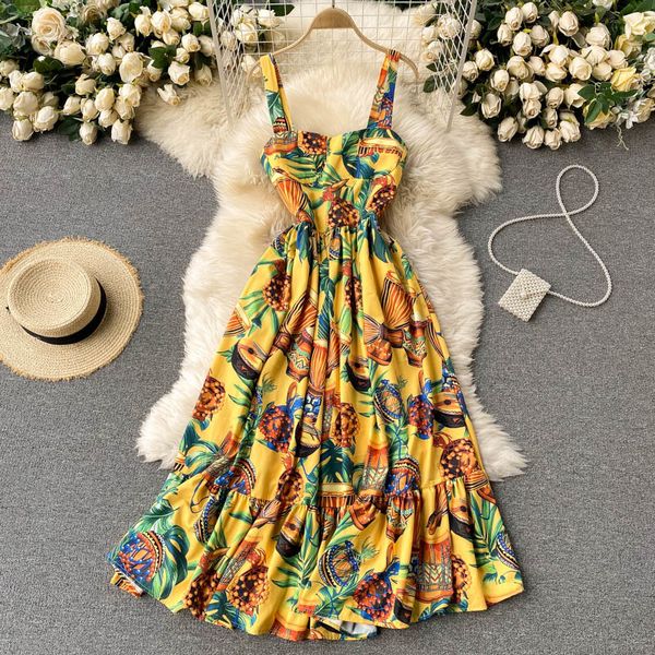 summer bohemian women beach long strap dress vacation printed maxi vestidos female high waist a-line robe fashion 210426, Black;gray
summer bohemian women beach long strap dress vacation printed maxi vestidos female high waist a-line robe fashion 210426, Black;gray