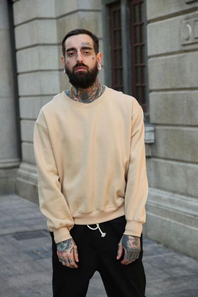 men's hoodies & sweatshirts 2021 autumn winter sweatshirt casual fashion round neck pullover hoody oversize itself drop shoulder moleto, Black
men's hoodies & sweatshirts 2021 autumn winter sweatshirt casual fashion round neck pullover hoody oversize itself drop shoulder moleto, Black