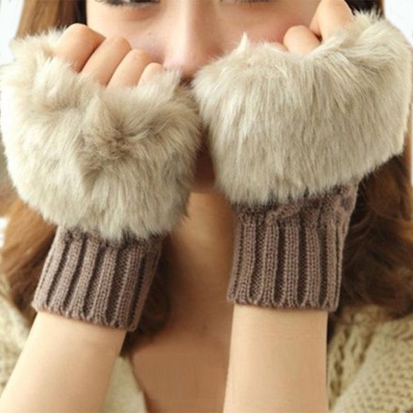 fingerless gloves 1 pair autumn winter warm women ladies half-finger plush imitation wool thicken knitted touch screen, Blue;gray
fingerless gloves 1 pair autumn winter warm women ladies half-finger plush imitation wool thicken knitted touch screen, Blue;gray