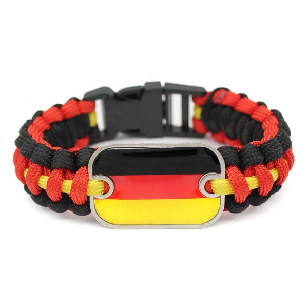 souvenir german football team seven core umbrella rope life saving knitting bracelet national flag can be used as a gift for
souvenir german football team seven core umbrella rope life saving knitting bracelet national flag can be used as a gift for