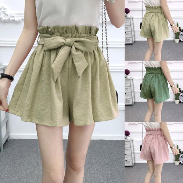 women high waisted tie shorts casual summer beach loose short pants -opk women's, White;black
women high waisted tie shorts casual summer beach loose short pants -opk women's, White;black
