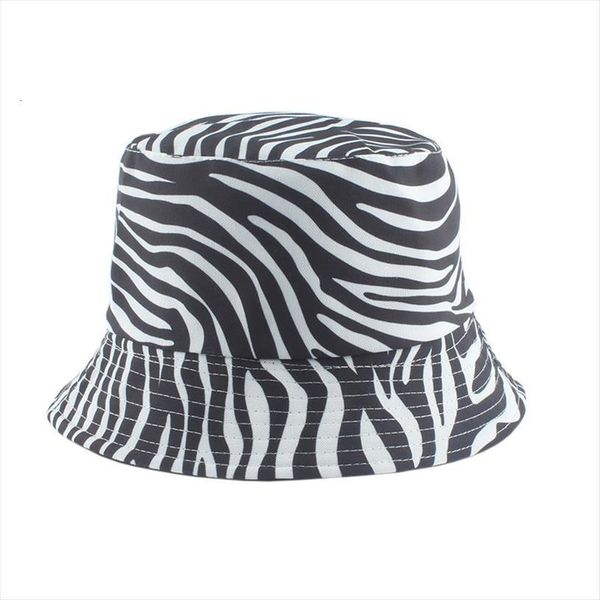 fashion summer black white zebra striped print bucket hats reversible fisherman caps for women men panama gorras, Blue;gray
fashion summer black white zebra striped print bucket hats reversible fisherman caps for women men panama gorras, Blue;gray