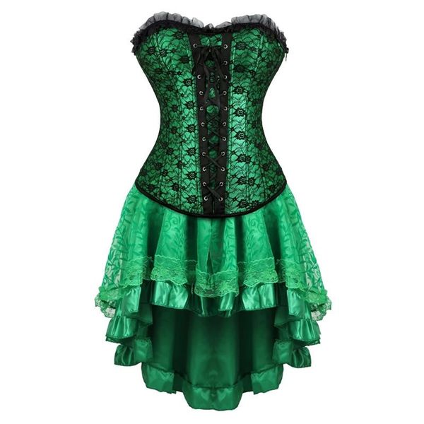bustiers & corsets plus size 6xl green corset dress burlesque lace trim and with skirt vintage poison lvy cosplay costumes, Black;white
bustiers & corsets plus size 6xl green corset dress burlesque lace trim and with skirt vintage poison lvy cosplay costumes, Black;white