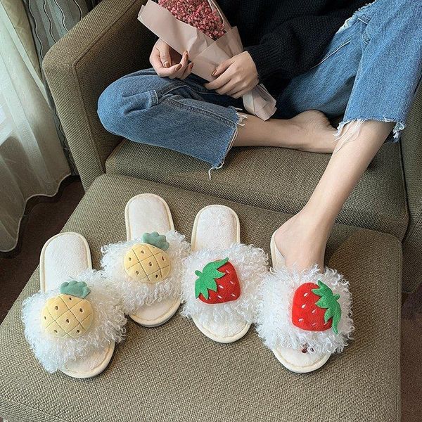 winter faux fur slippers mules women shoes autumn fruit straberry round toe ladies woman furry hairy slides, Black
winter faux fur slippers mules women shoes autumn fruit straberry round toe ladies woman furry hairy slides, Black