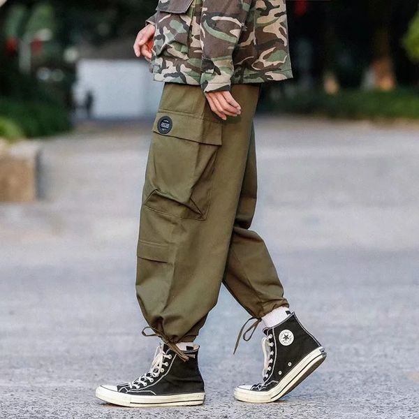 casual pants men banded drawstring plus size s-5xl loose cargo pant mens chic leisure fashion daily trousers designer outwear, Black
casual pants men banded drawstring plus size s-5xl loose cargo pant mens chic leisure fashion daily trousers designer outwear, Black