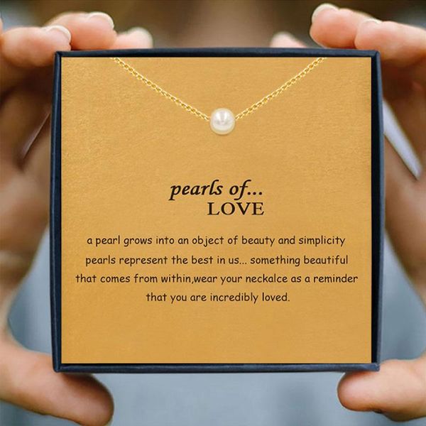pendant necklaces pearl of love necklace bridesmaid wedding propose wish card gift box gold alloy clavicle short chain jewelry, Silver
pendant necklaces pearl of love necklace bridesmaid wedding propose wish card gift box gold alloy clavicle short chain jewelry, Silver