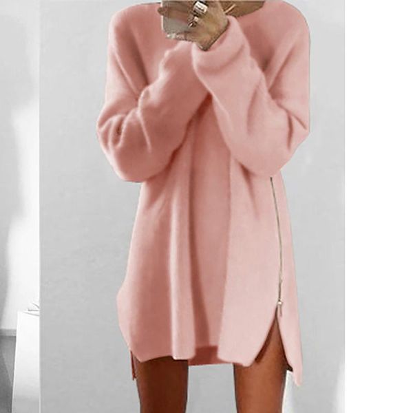 casual dresses dress plus size women loose soild color o-neck sleeveless side zipper knee-length robe grande taille femme e3, Black;gray
casual dresses dress plus size women loose soild color o-neck sleeveless side zipper knee-length robe grande taille femme e3, Black;gray