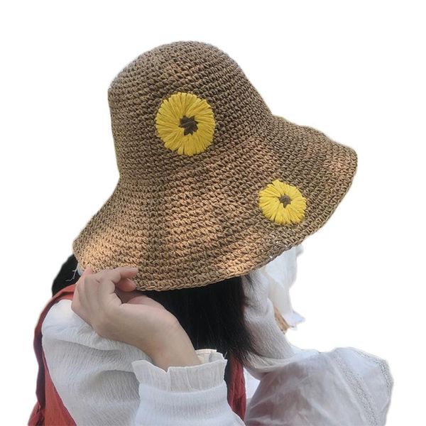 women summer straw sun hat daisy flower embroidery sunscreen foldable beach cap k3nf wide brim hats, Blue;gray
women summer straw sun hat daisy flower embroidery sunscreen foldable beach cap k3nf wide brim hats, Blue;gray