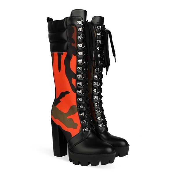 boots perixir women fashion camouflage print long winter thick heel platform mid-calf knee high female+shoes ob84, Black
boots perixir women fashion camouflage print long winter thick heel platform mid-calf knee high female+shoes ob84, Black